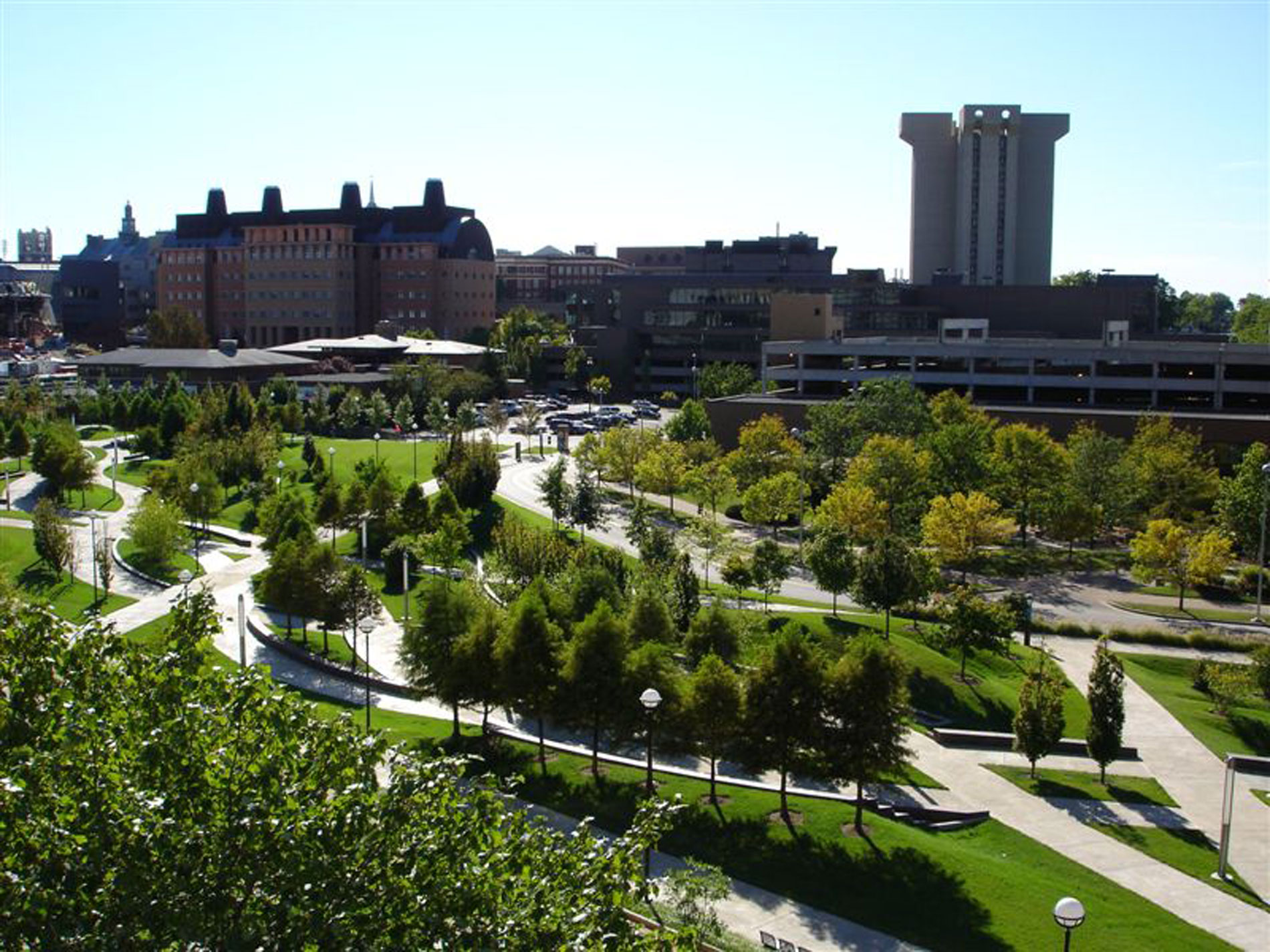 Campus Green, University of Cincinnati, Cincinnati, Ohio